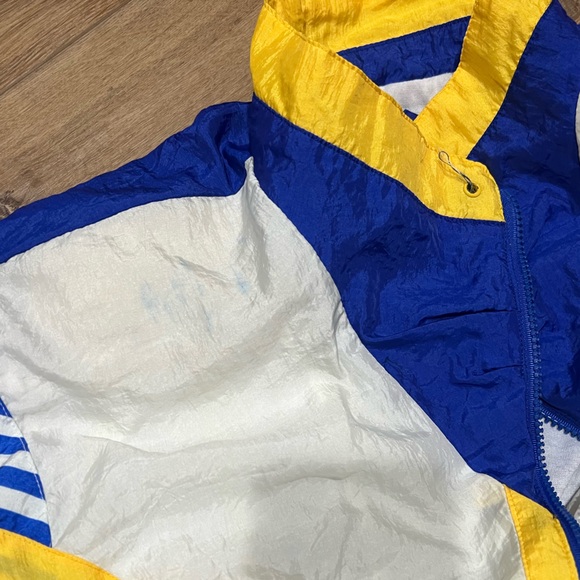 VTG Retro 80s 90s Colorblock Windbreaker Track Jacket RESPORT Medium Lightweight - Picture 4 of 5